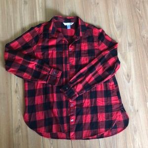 Buffalo plaid button down
